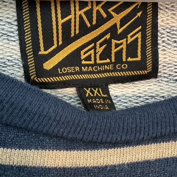 Dark Seas Striped Long Sleeve Shirt with Pocket - Picture 2 of 4